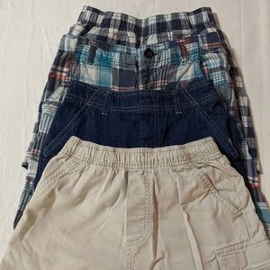 Bundle 4 pack Elastic Waist Boys Shorts SIze 8
